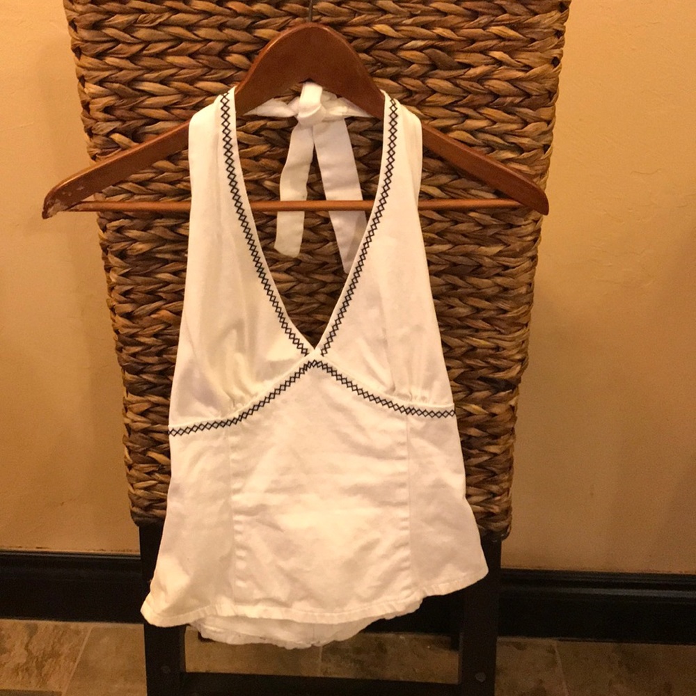 Crop halter top